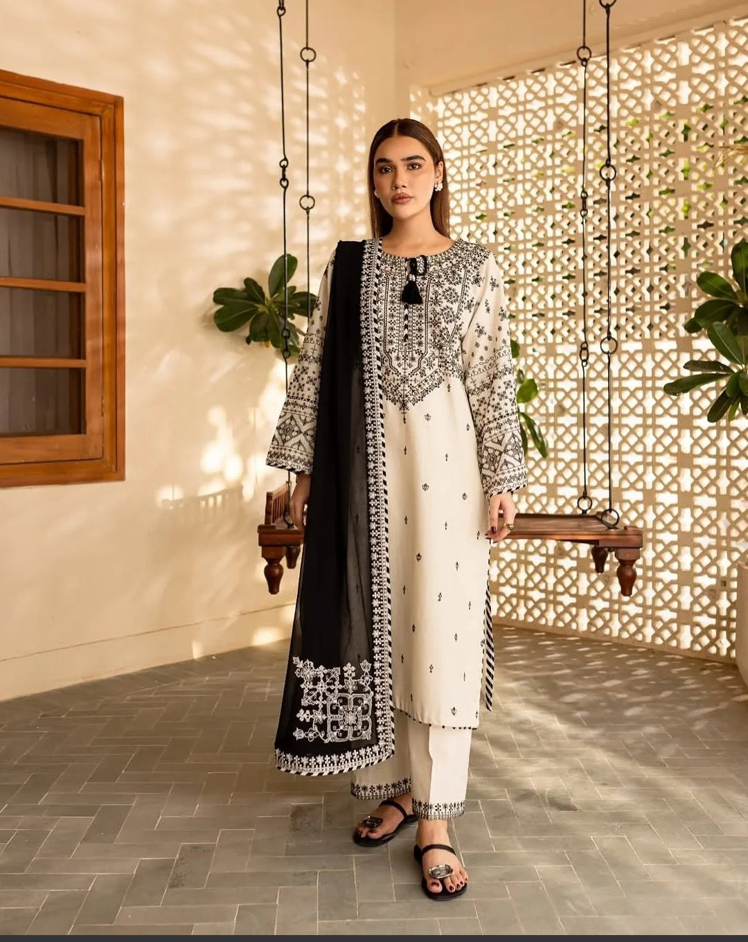 Arfa Embroidered Stitched 3pcs FZ Collection