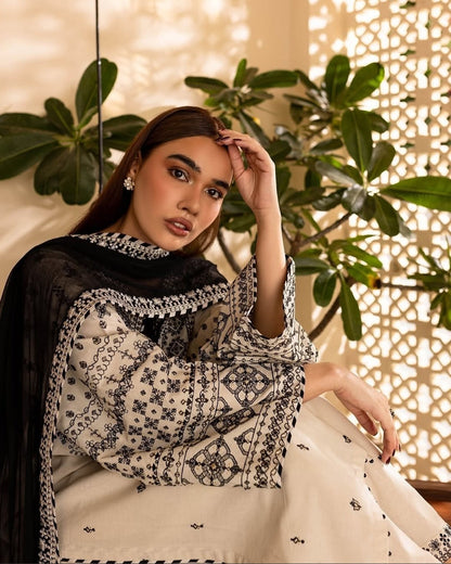 Arfa Embroidered Stitched 3pcs FZ Collection