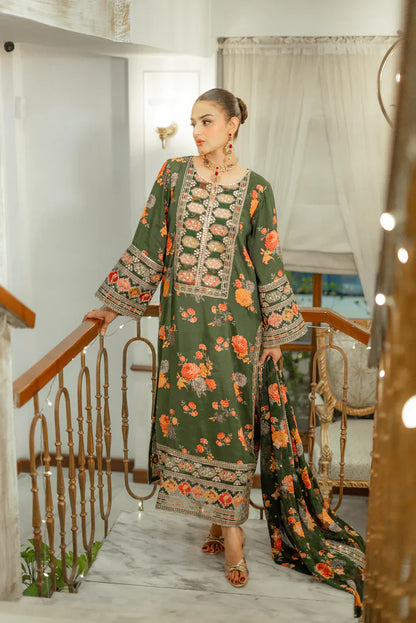 kareena - Heavy Embroidered Silk 3 Pc Suit