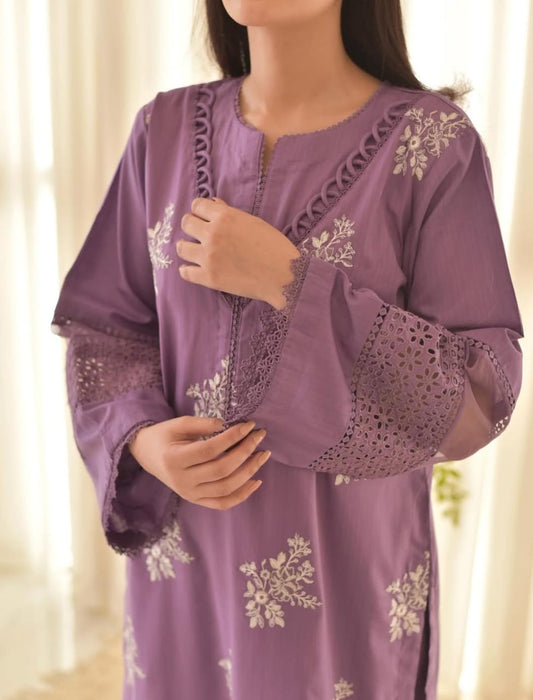 Embroidered 3pcs dress